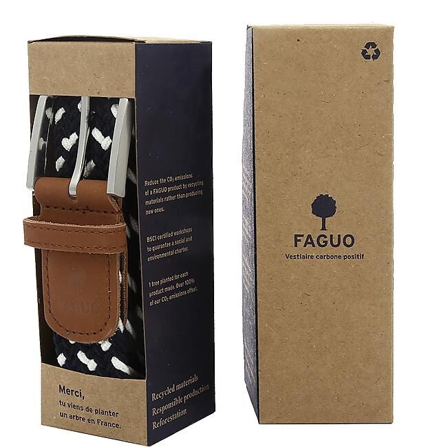 FAGUO - CEINTURE BELT SYN WOVEN MARINE