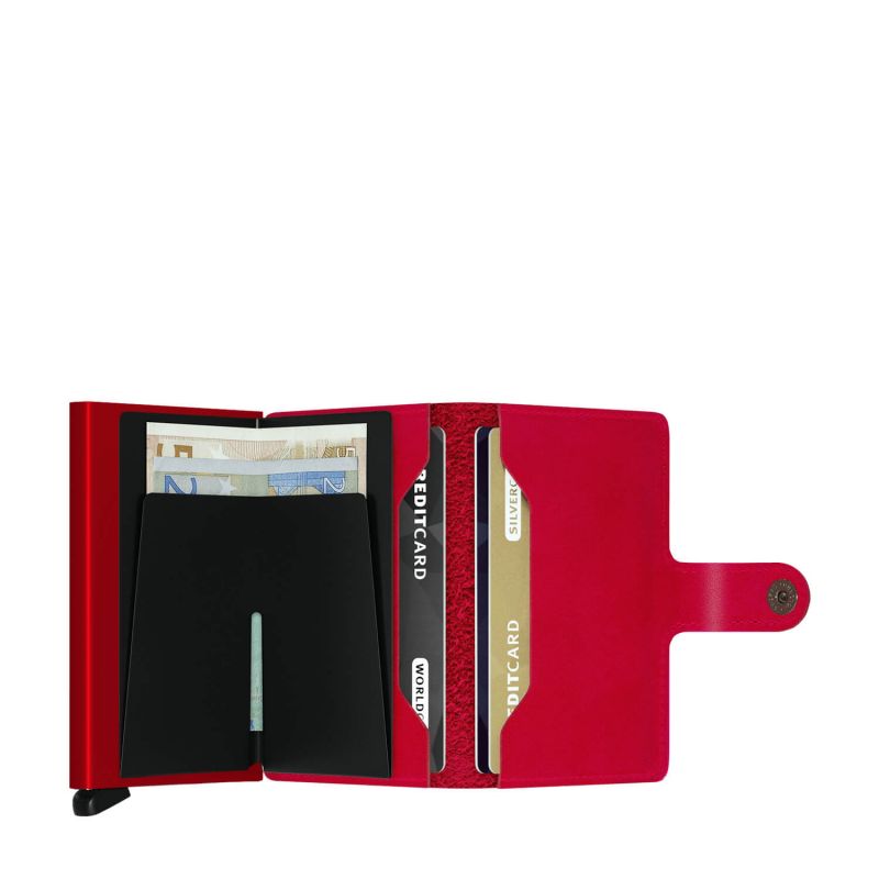 Porte-cartes Miniwallet Original anti-RFID 10.2 cm Red/red
