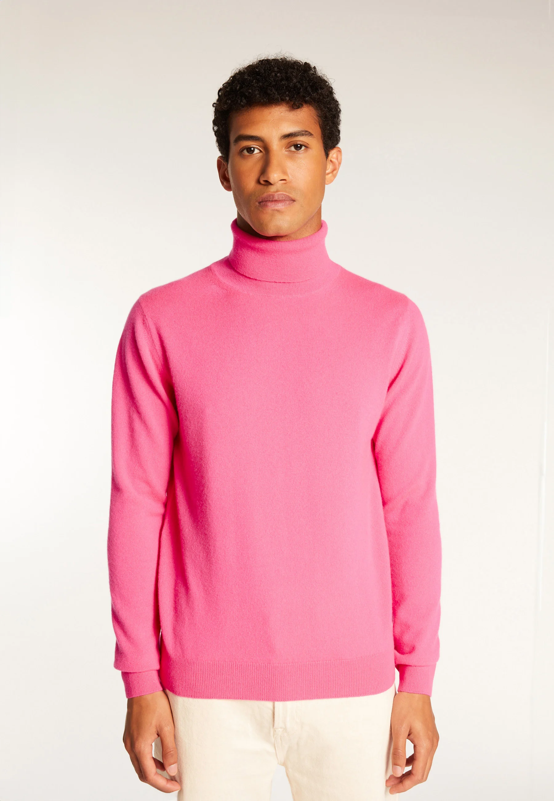 EDUARDOAH24 - Pull droit en cachemire | Rose