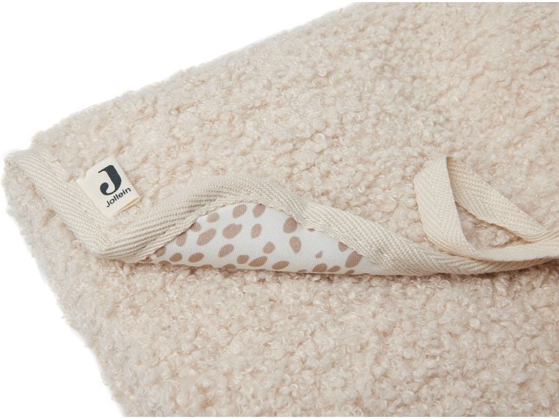 Jollein Wickelunterlage Boucle Naturel 1 Stück Boucle-Wickelmatte für unterwegs