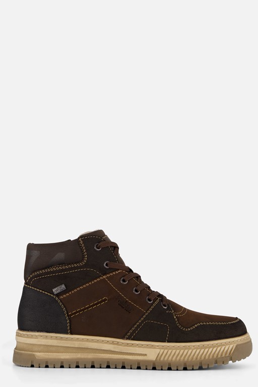 Rieker Veterboots bruin Leer