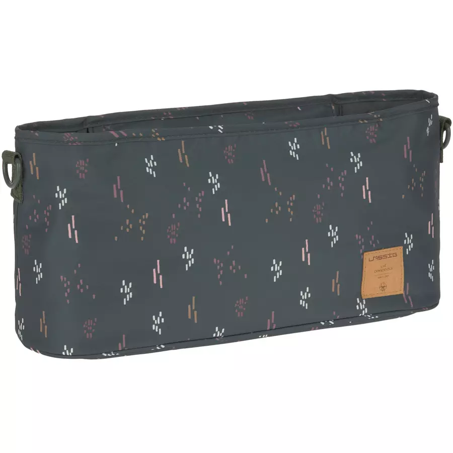 LÄSSIG Organizer für Kinderwagen  Blobs forest