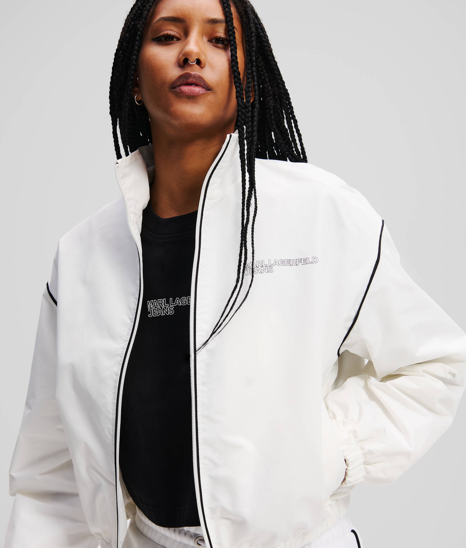 VESTE ZIPPÉE - Blanc