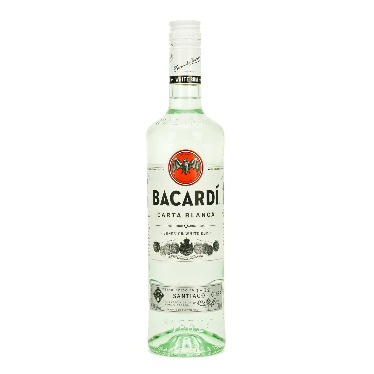 Rhum Bacardi Carta Blanca 37,5%