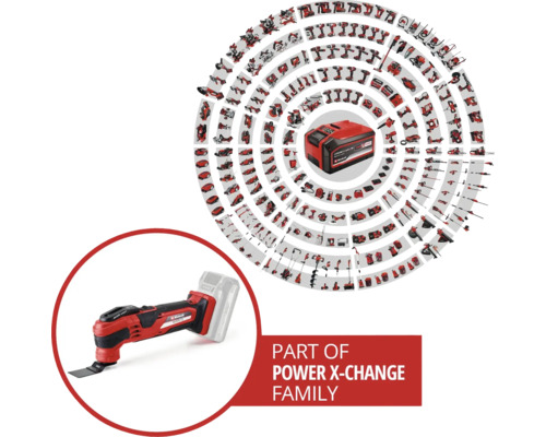 Einhell Power X-Change Varrito accu multitool, zonder accu en lader