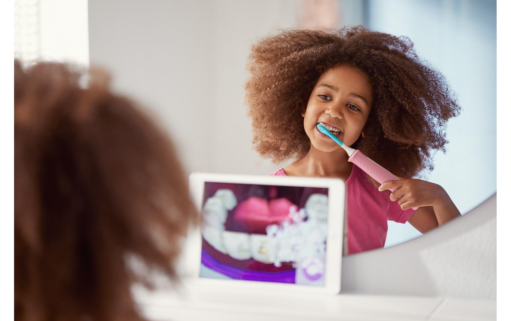 Schallzahnbürste Sonicare For Kids Connect HX6352/42Elektrische Zahnbürste