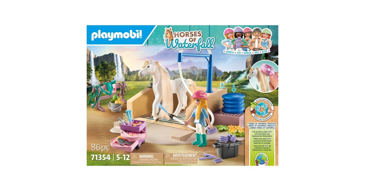PLAYMOBILHorses of Waterfall - Isabella en leeuwin speelset Constructiespeelgoed  (71354)