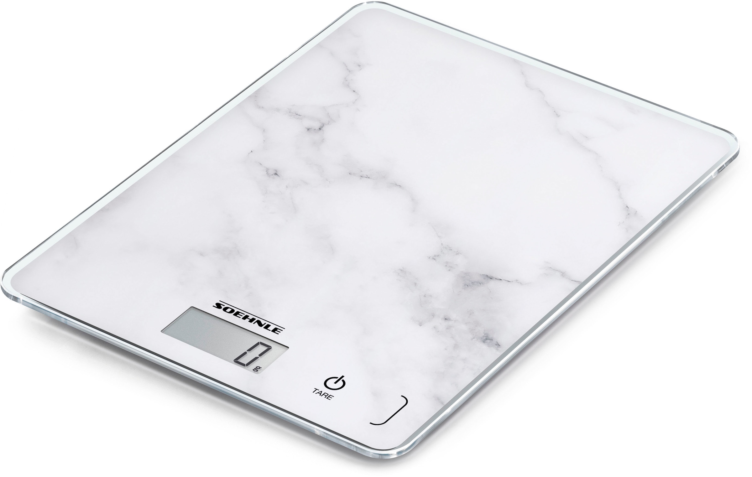Soehnle Küchenwaage »Page Compact 300 Marble« Tragkraft 5 kg, 1 g genaue Teilung