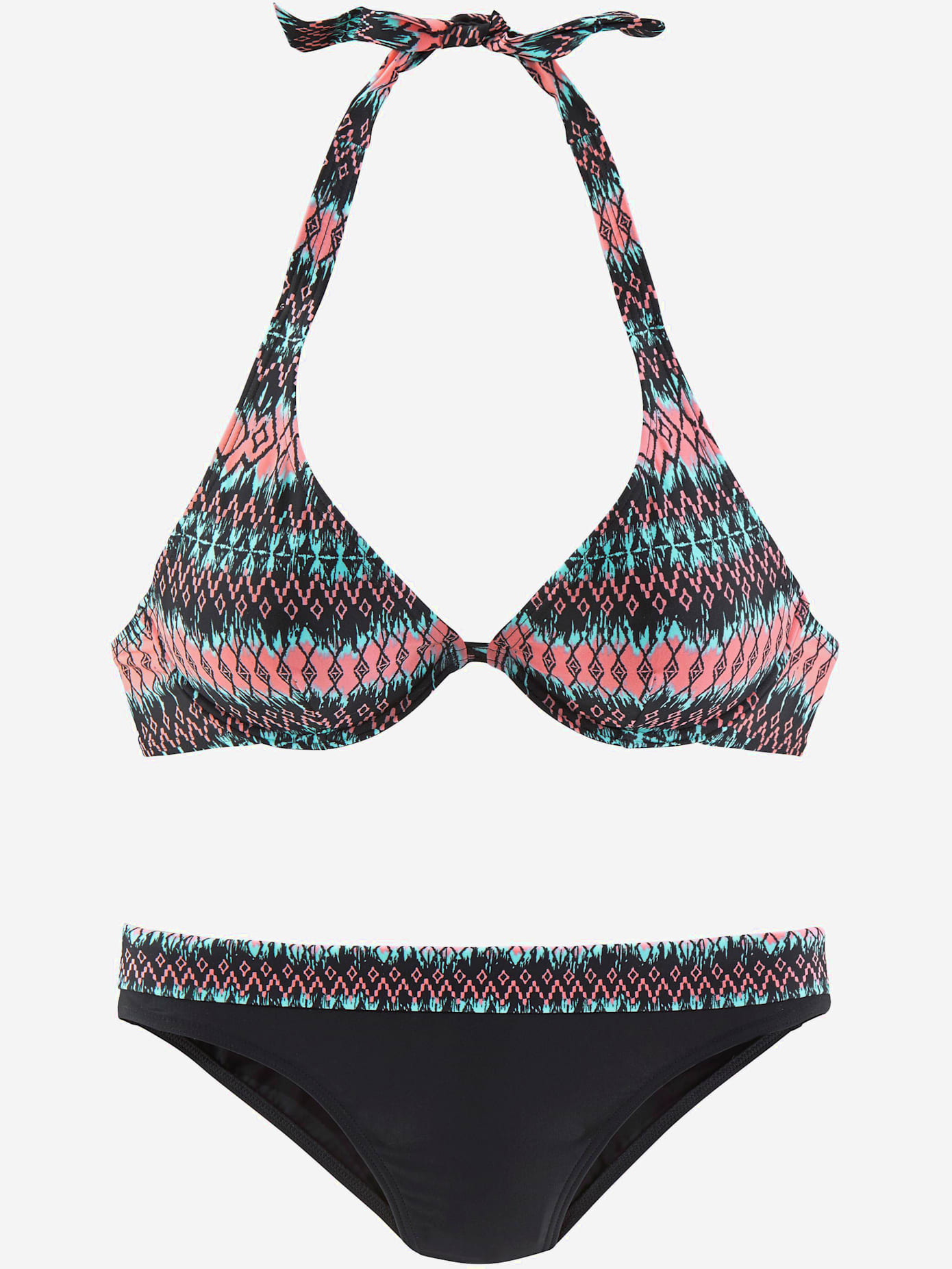 Maillot de bain à armatures style ethnique