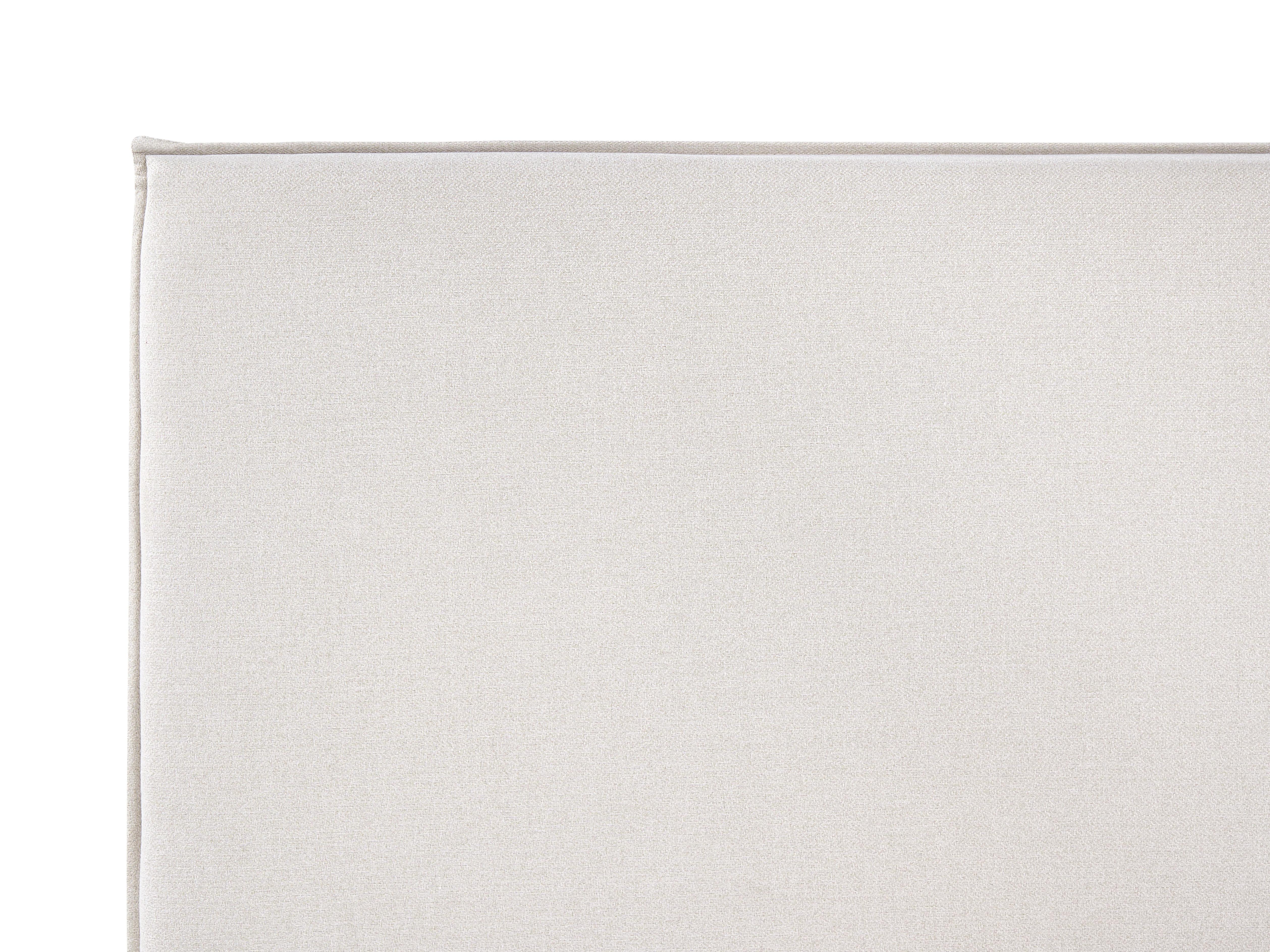 Bed Stof SENNEZ 160 x 200 cm Beige