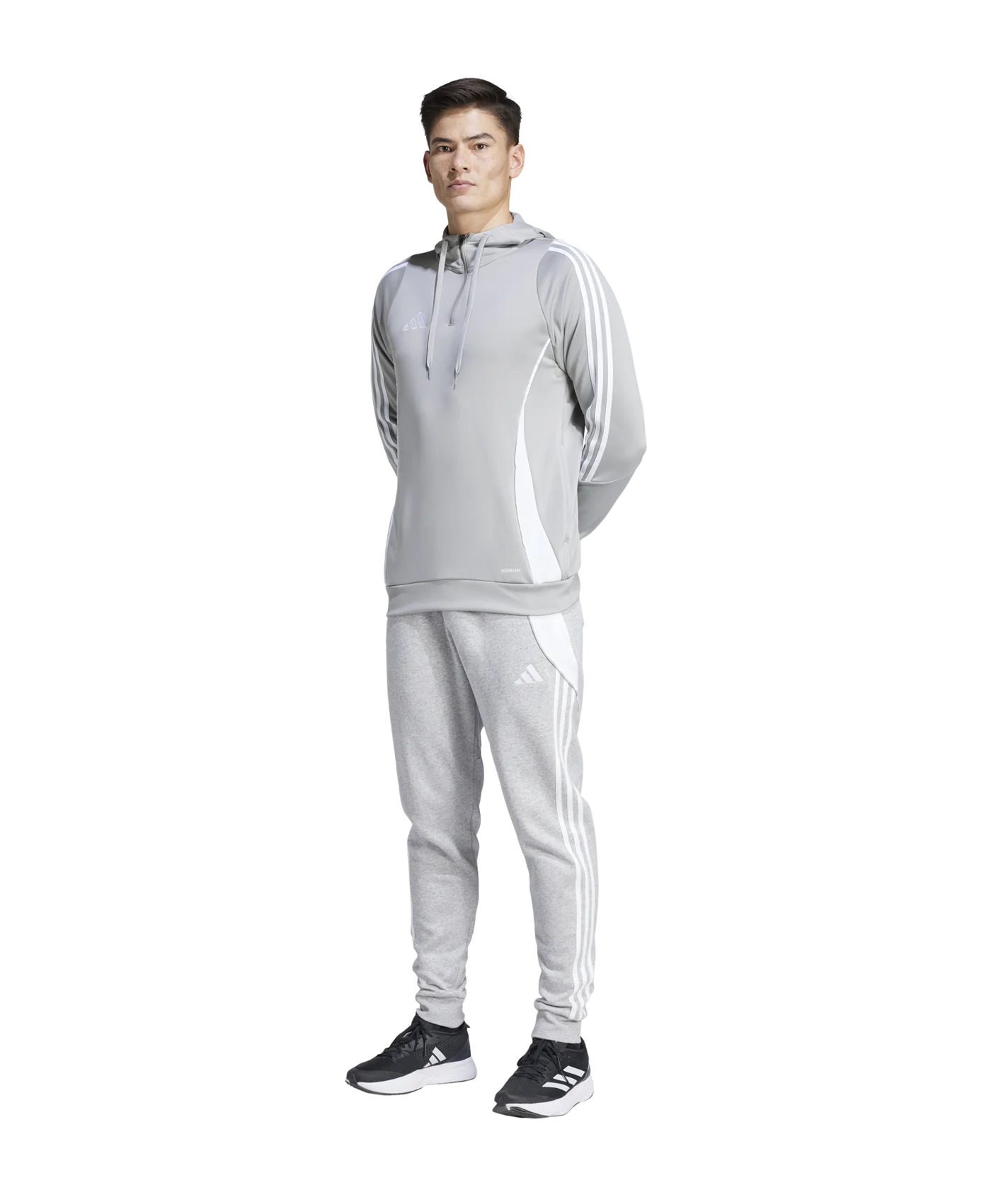 adidas Tiro 24 Trainingshose Grau Weiss