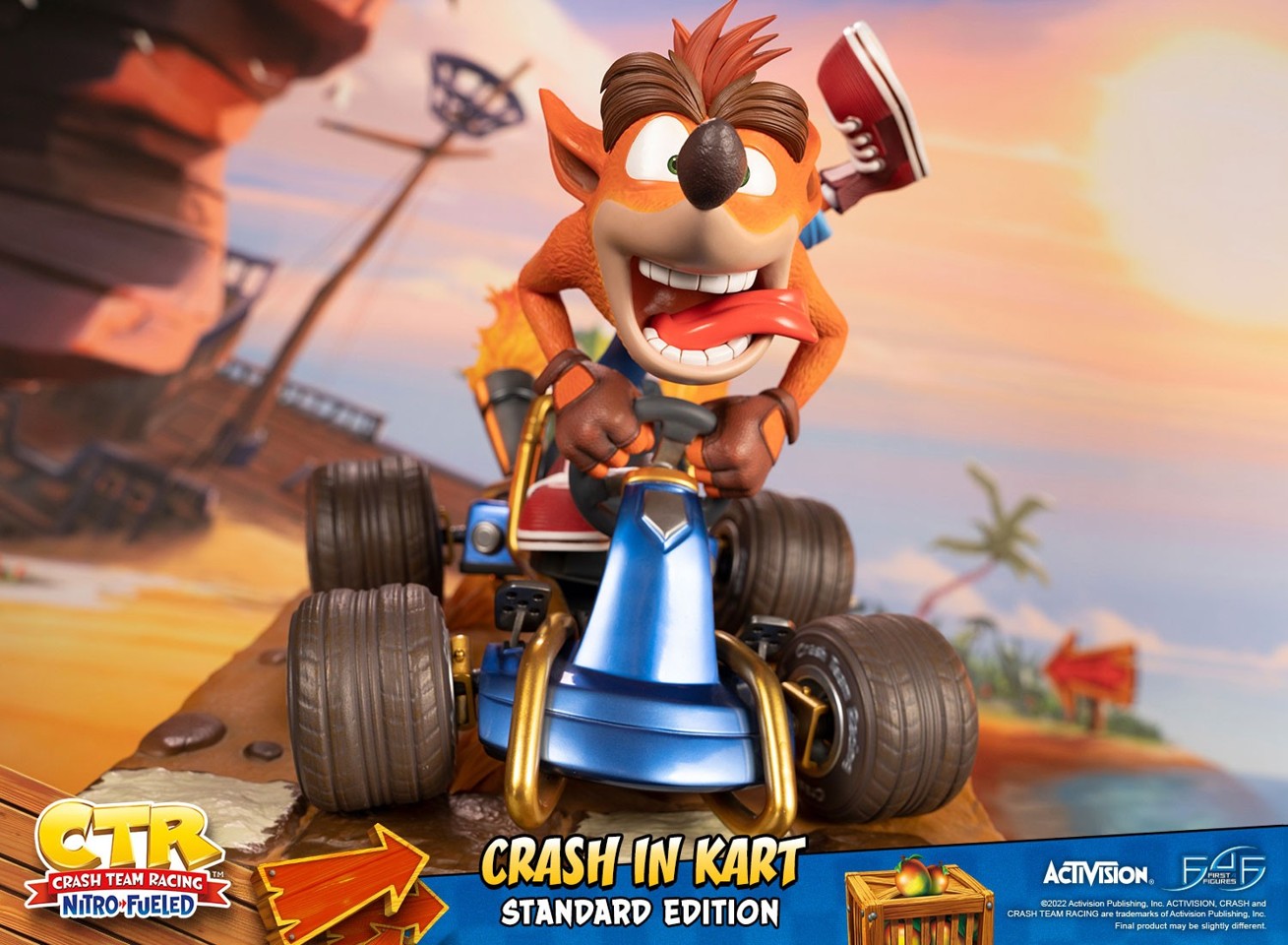 Crash Team Racing Nitro-Fueled (Crash In Kart) RESIN Statue