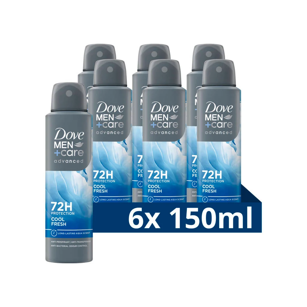 Lekker en goede prijsCool Fresh anti-transpirant deodorant spray - 6 x 150 ml