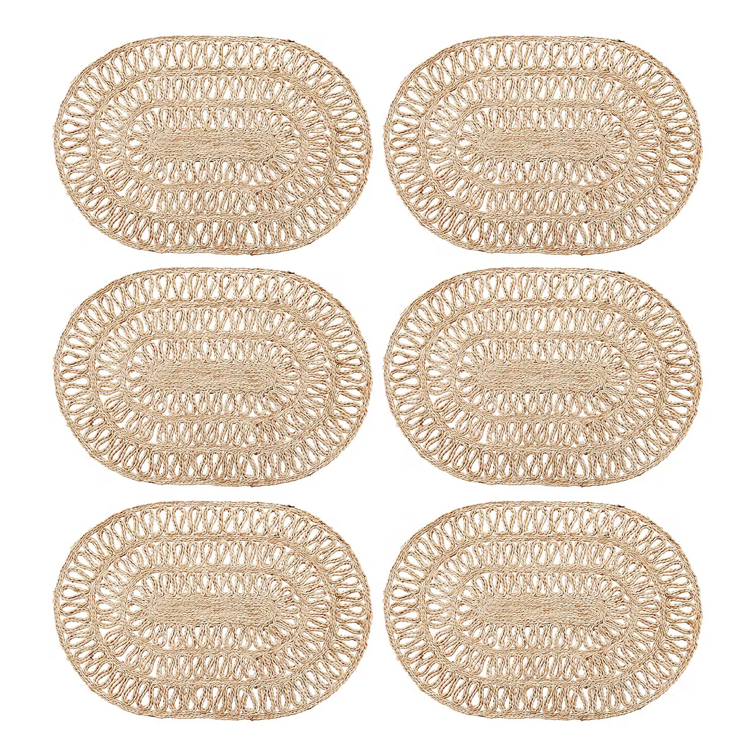 JUTE TWIST Platzset 6er-Set