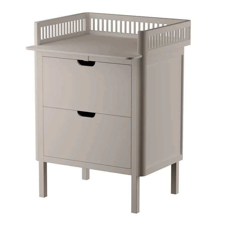Sebra - Wickelkommode mit Schubladen, jetty beige