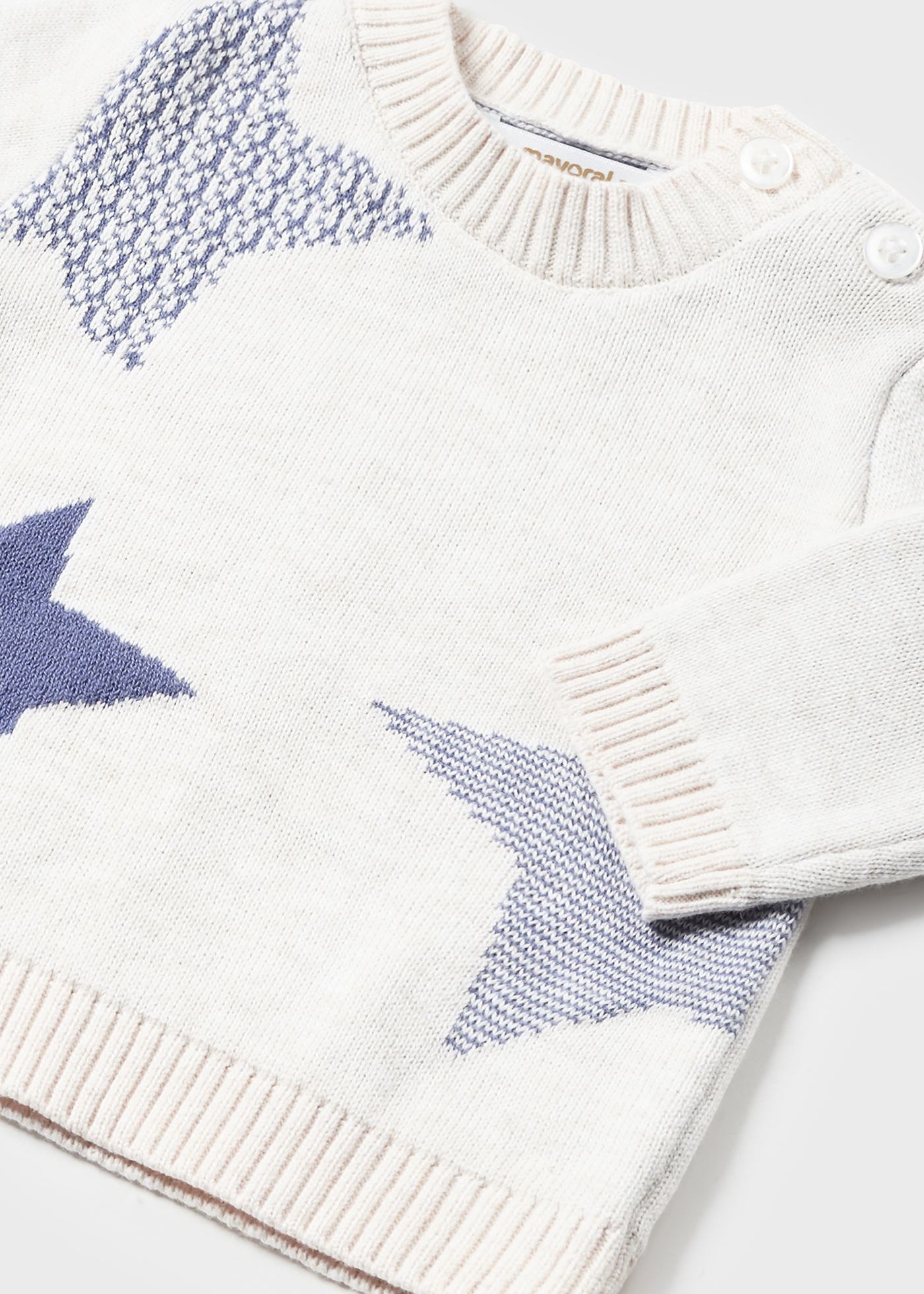 Conjunto de malha de algodão Better Cotton de 3 peças para recém-nascido