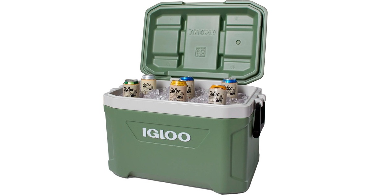 IglooECOCOOL Latitude 52 koelbox  (Groen/wit)