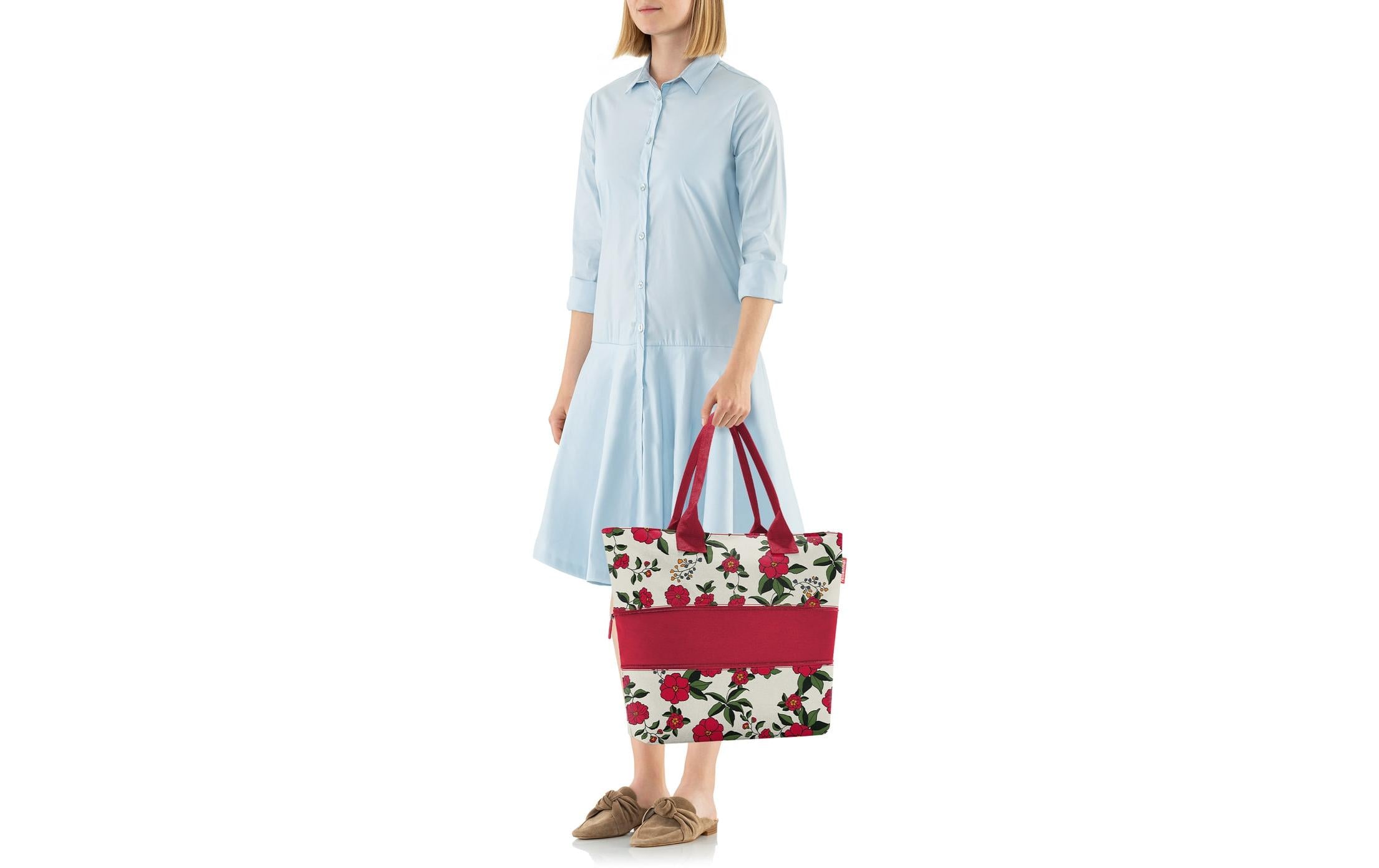 Tasche Shopper e1 Garden WhiteSchultertasche für den täglichen Einkauf
