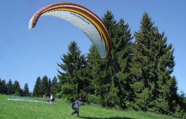 Gleitschirmfliegen Grundkurs in Marktoberdorf