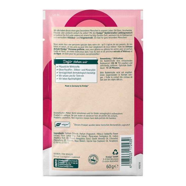 Kneipp Badekristalle Lieblings-Mensch, 60 g