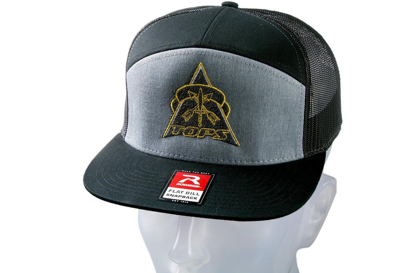 TOPS Knives HAT-01 7-Panel Trucker Hat, trucker pet