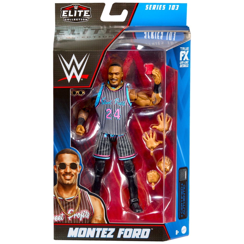 WWE Elite Series 103 Montez Ford Actionfigur