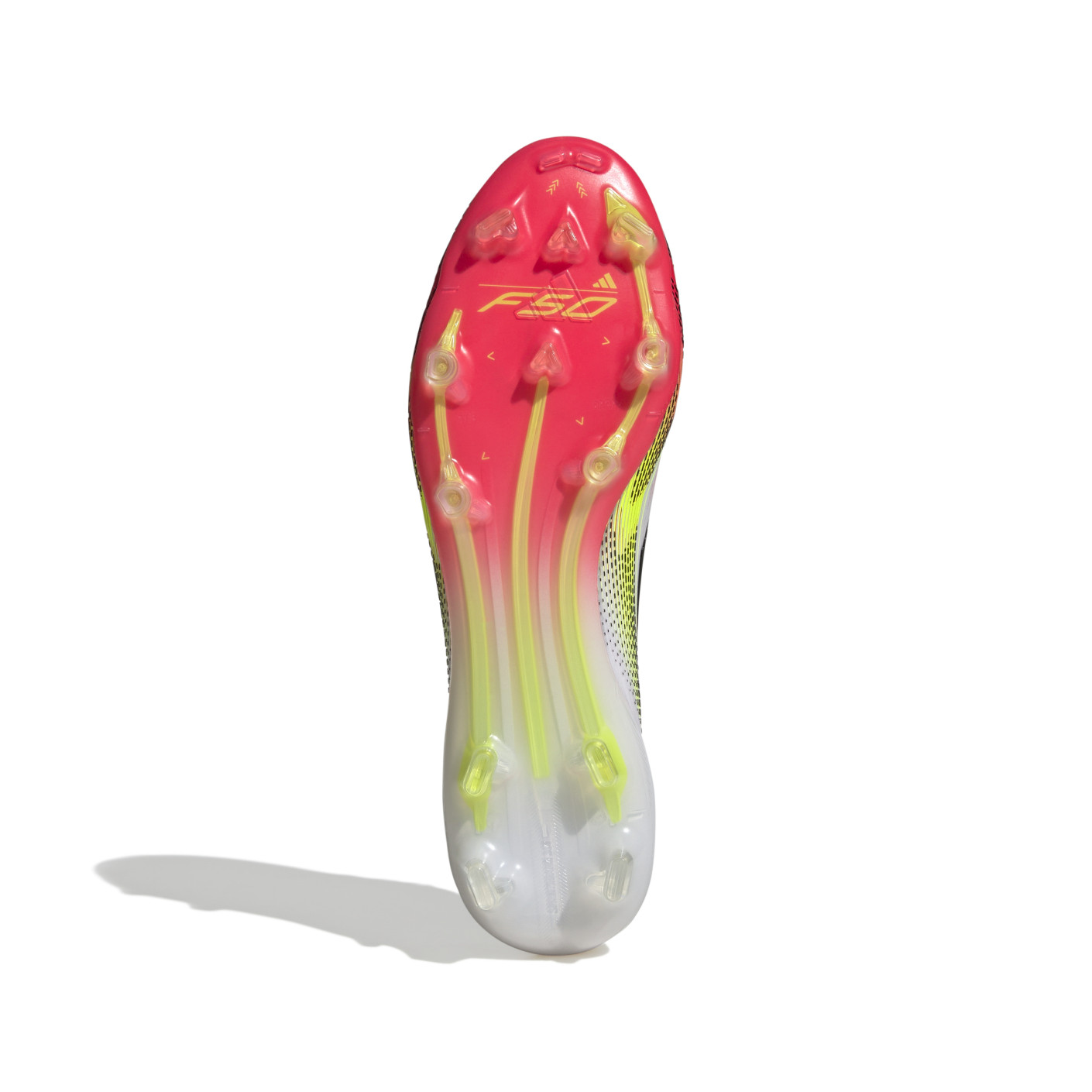 Adidas F50 Elite Gras Voetbalschoenen (FG) Wit Rood Zwart Geel