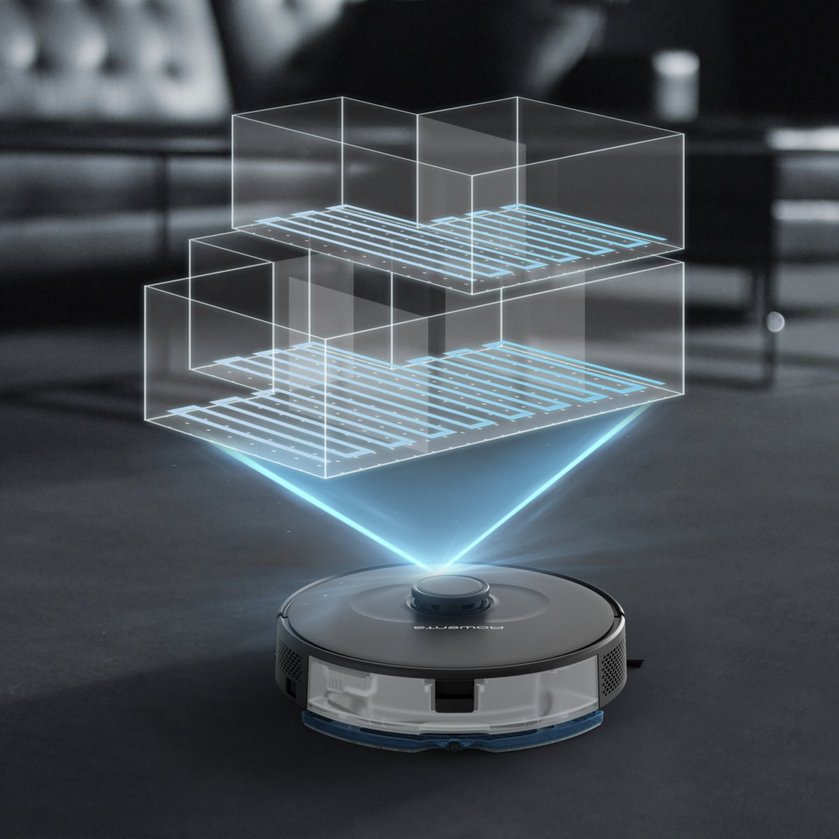 Rowenta X-Plorer Serie 75S+ Robotstofzuiger met Leeg- en oplaadstation