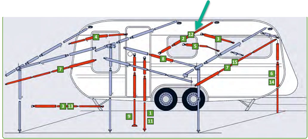 Brunner Dachhakenstange Smartpole  Stahlrohr 170 - 260 cm