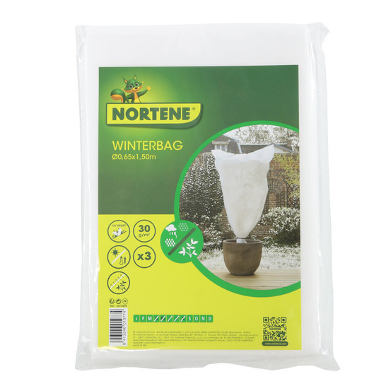 Lot de 3 housses d'hivernage Winterbag 30 g/m² H. 1,50 x Ø. 0,65m