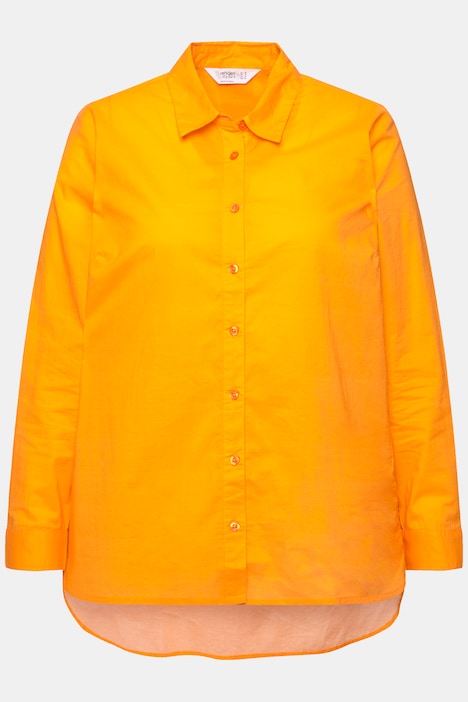 Bluse, oversized, Rücken Statement-Druck