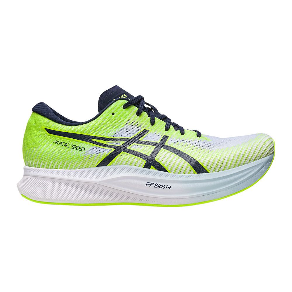 Asics MAGIC SPEED 2 - Chaussures running Homme hazard green/midnight