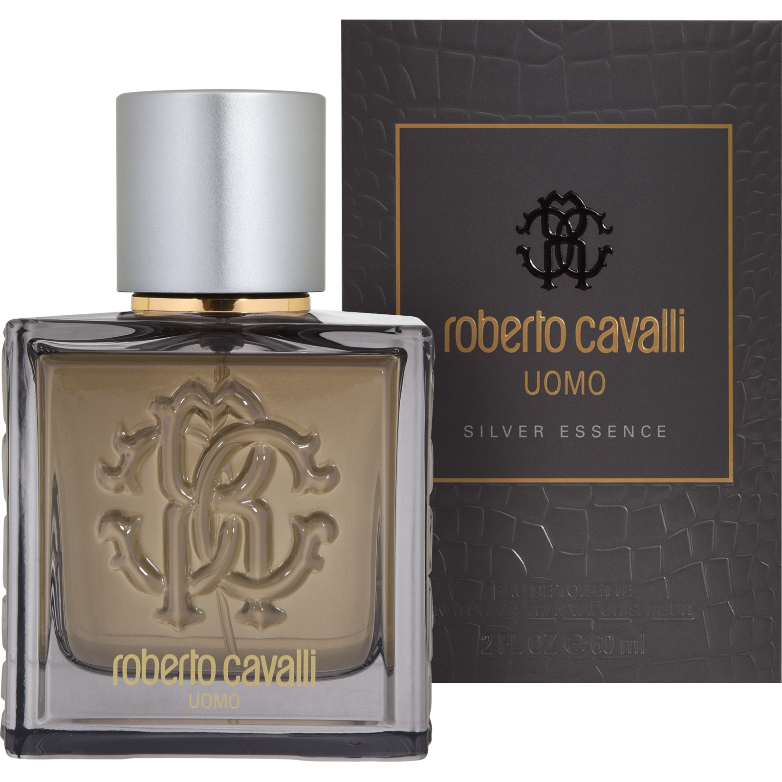 Roberto Cavalli Uomo Silver Essence Eau de Toilette 60 ml