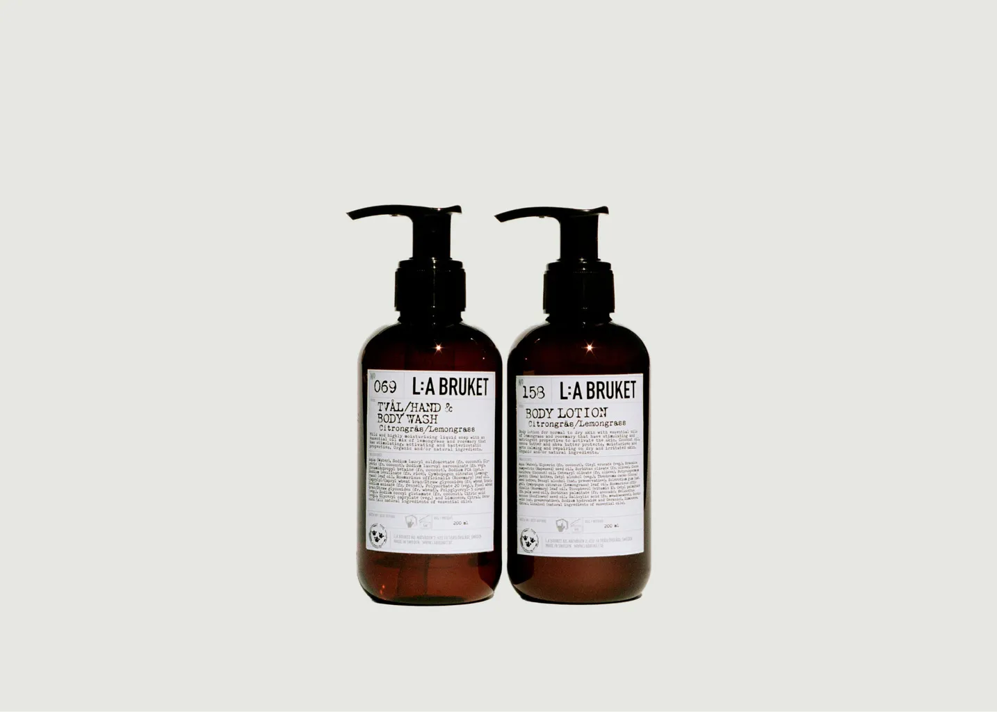 Coffret duo nettoyant & hydratant pour le corps L:A Bruket