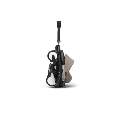 Poussette YOYO 3 Pack 6+ Taupe / Cadre Blanc - STOKKE