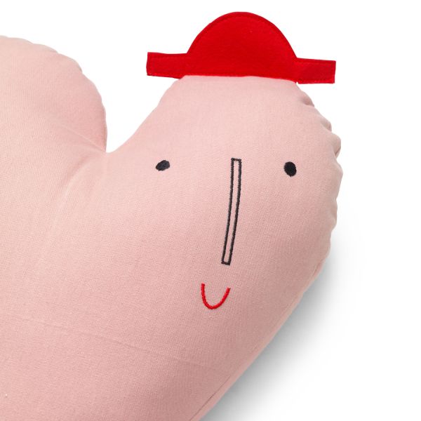 Ferm Living Heart Kussen Dusty Rose