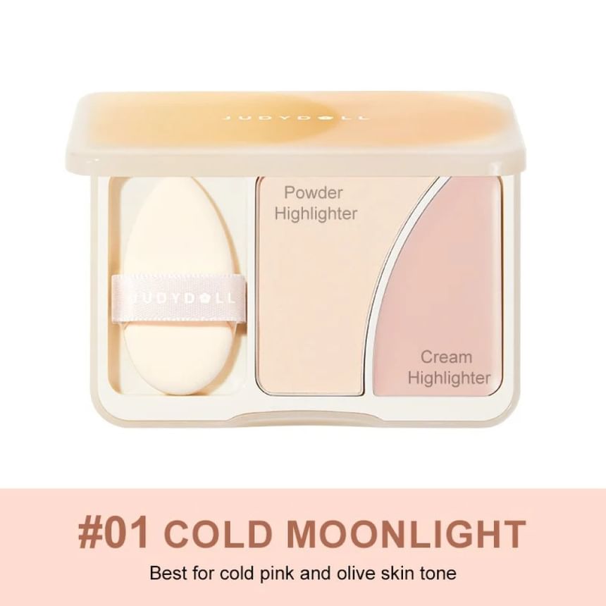 Judydoll - Dual-Color Highlighter Palette - 2 kleuren