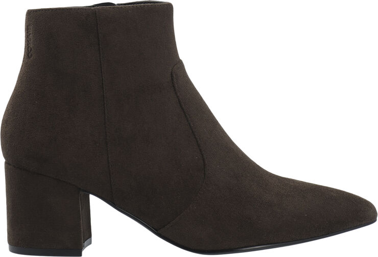 Bianco BIADEVIVED Ankle Boot Faux Suede Dark brown