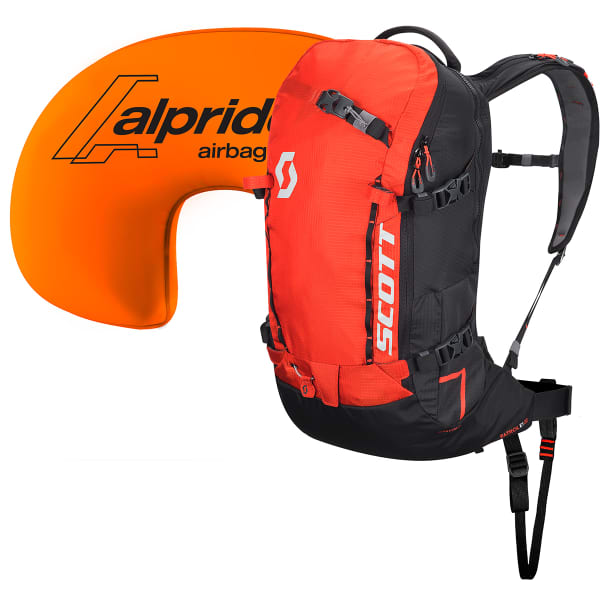 Sac airbag SCOTT PACK PATROL E1 22 KIT SHORT LENGTH BURNT ORANGE/BLACK