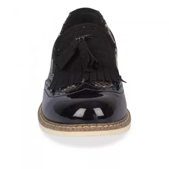 Mocassins NOIR VIA DONNA