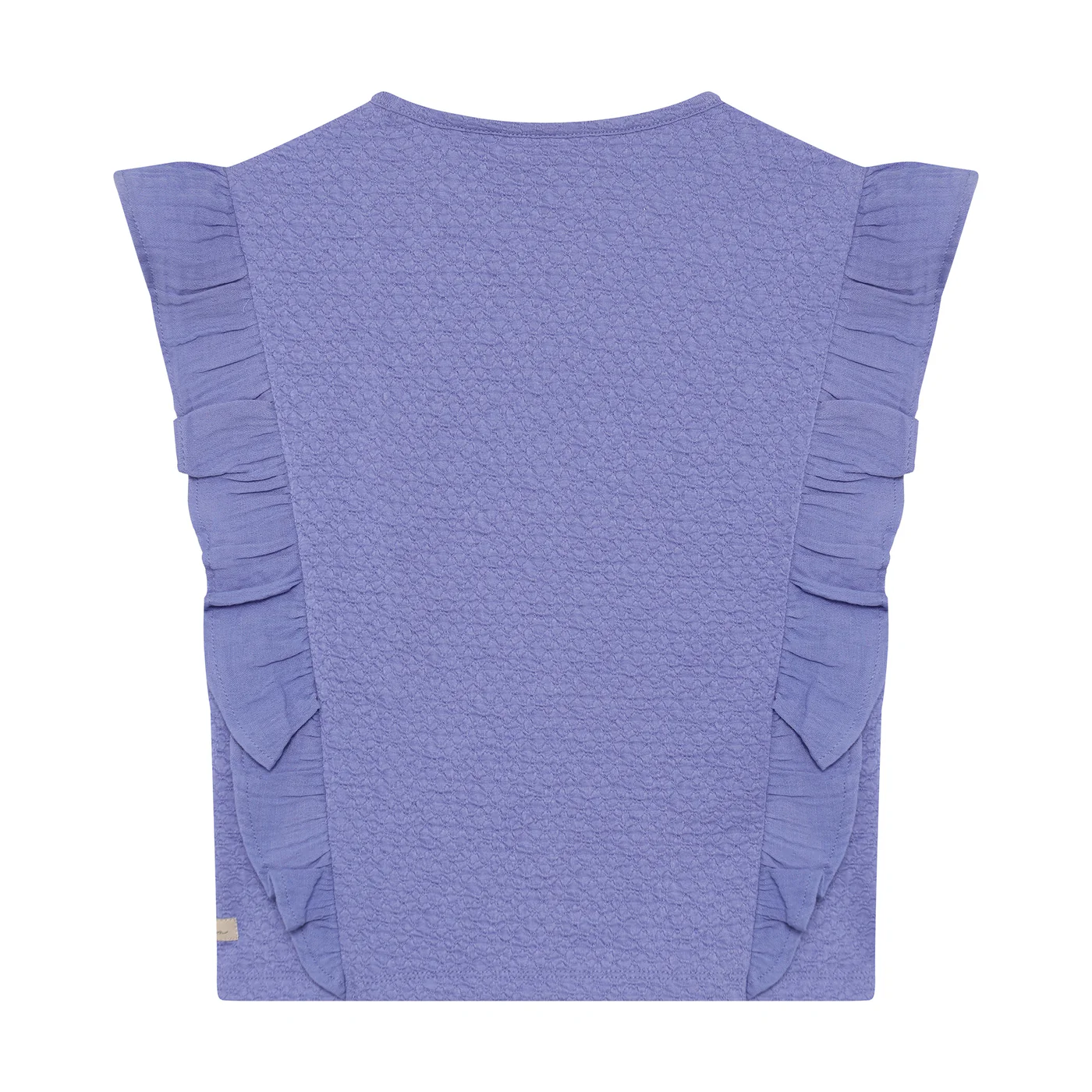 Daily7 Daily7 t-shirt ruffle lolite