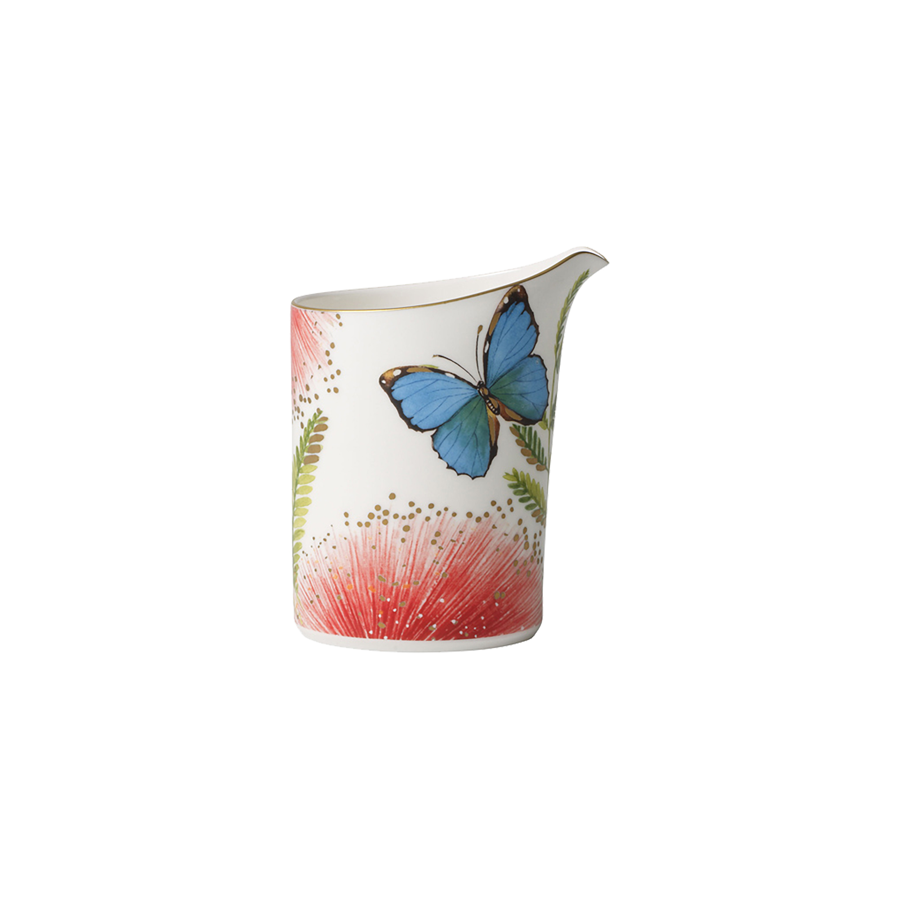 Amazonia Creamer Multi-colored, 5.8 oz, Premium Bone Porcelain
