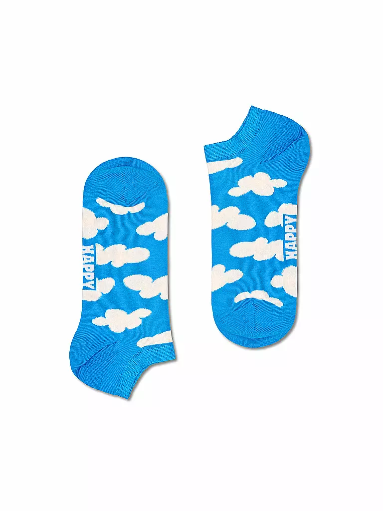 HAPPY SOCKS Herren Sneaker Socken CLOUDY 41-46 light blue hellblau