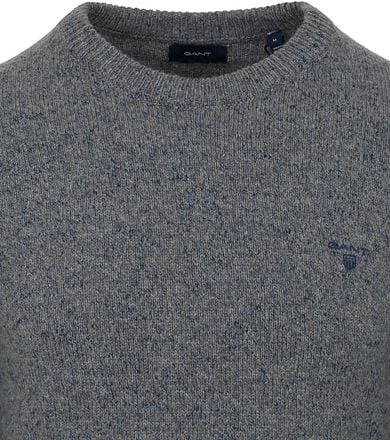 Gant Trui Wol Melange Antraciet 8040132-92 kopen