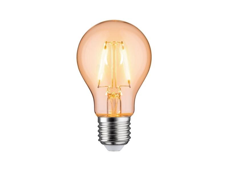 Paulmann Lampe E27 1.1W, Orange Nicht dimmbare Deko-Lampe mit E27 Sockel