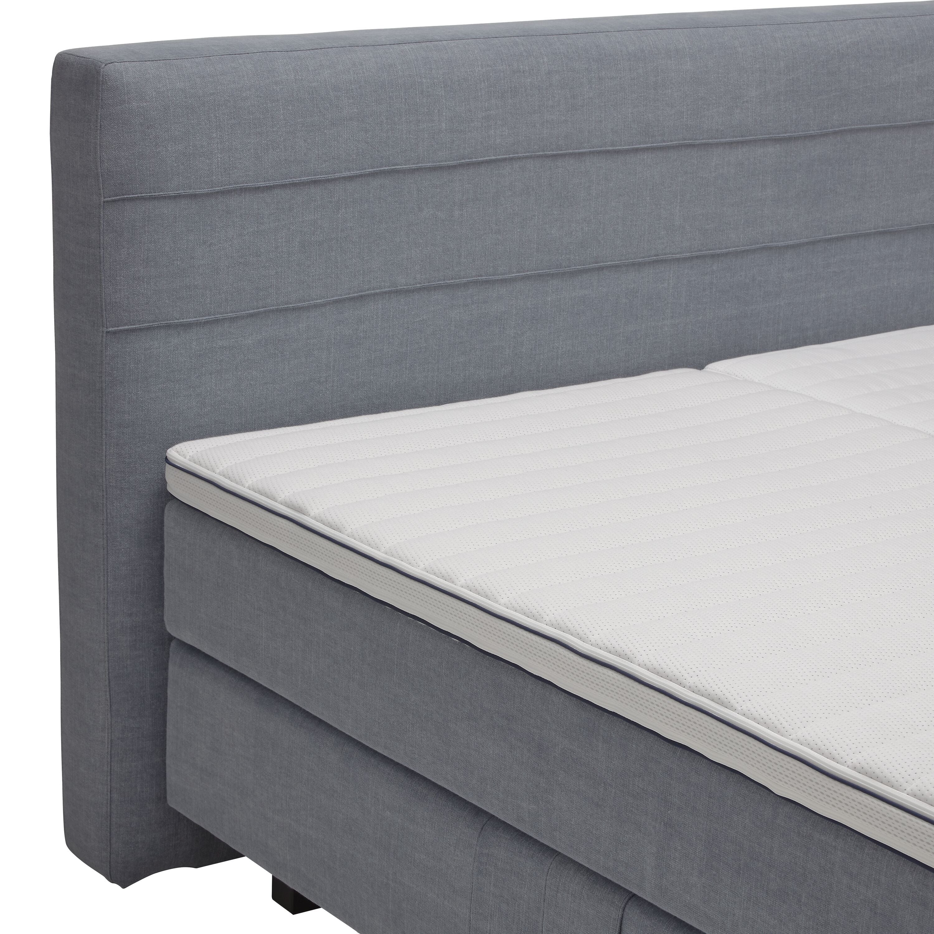 bico GOODNIGHT Boxspringbett - Mittelblau / B: 160.0 cm x T: 200.0 cm