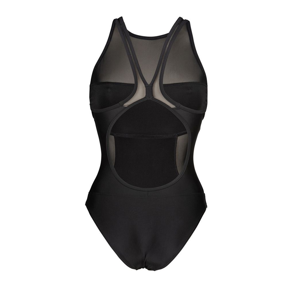 Arena MESH PANELS - Maillot de bain 1 pièce Femme black