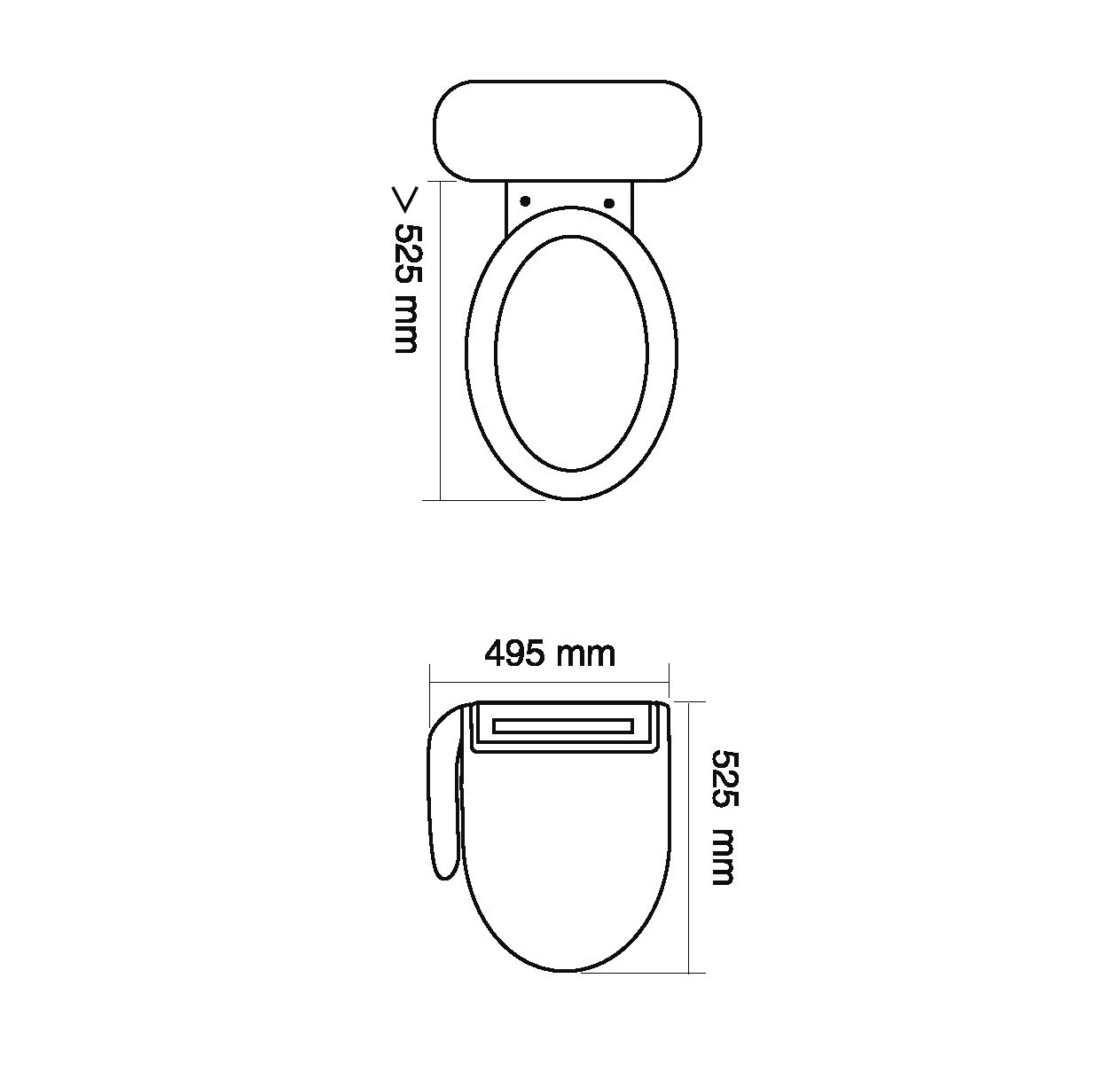 Jet-Line Bidet WC Dusche mit Sitzheizung Föhn Warmwasser Absenkautomatik WC Deckel Bad Badezimmer WC Sitz