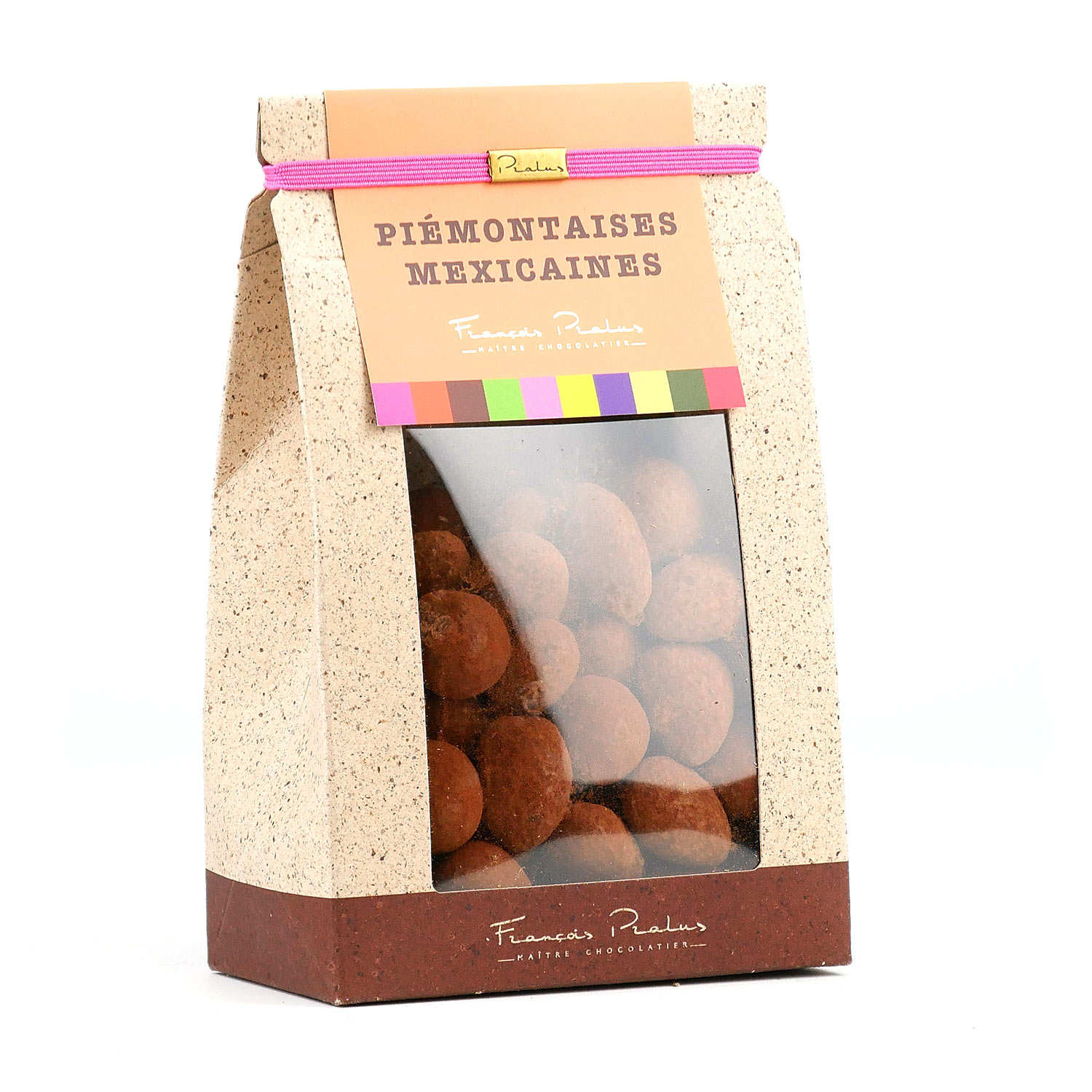 Noisettes et Amandes enrobées de chocolat - Piémontaises - Mexicaines Pralus