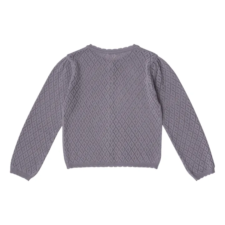 Louisiella Cardigan Lupine Maille | Violet